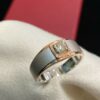 0.20 Cts Round Brilliant Cut Diamond Men's Anniversary Band Ring In 585 14K Gold