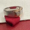 0.20 Cts Round Brilliant Cut Diamond Men's Anniversary Band Ring In 585 14K Gold