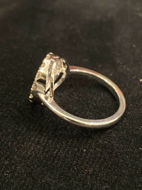 R-230 (10) Pave 0.90 Cts Round Brilliant Cut Diamonds Engagement Band Ring In 14K Gold