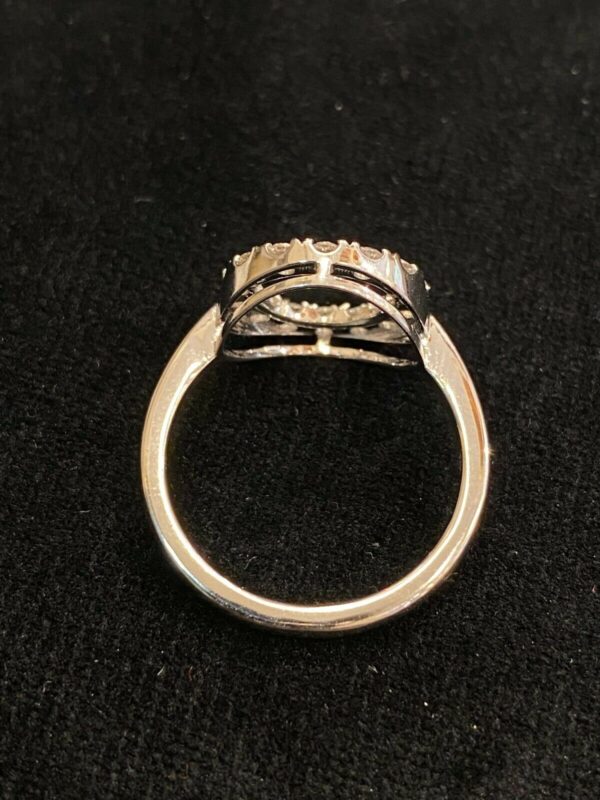 R-230 (11) Pave 0.90 Cts Round Brilliant Cut Diamonds Engagement Band Ring In 14K Gold