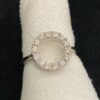 R-230 (4) Pave 0.90 Cts Round Brilliant Cut Diamonds Engagement Band Ring In 14K Gold