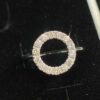 R-230 (7) Pave 0.90 Cts Round Brilliant Cut Diamonds Engagement Band Ring In 14K Gold
