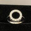 R-230 (9) Pave 0.90 Cts Round Brilliant Cut Diamonds Engagement Band Ring In 14K Gold