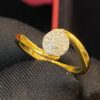 Pave 0.16 Cts Round Brilliant Cut Natural Diamonds Wedding Band Ring In 14K Gold