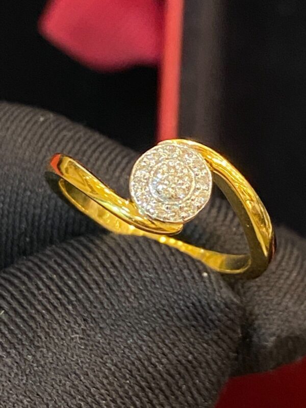 Pave 0.16 Cts Round Brilliant Cut Natural Diamonds Wedding Band Ring In 14K Gold