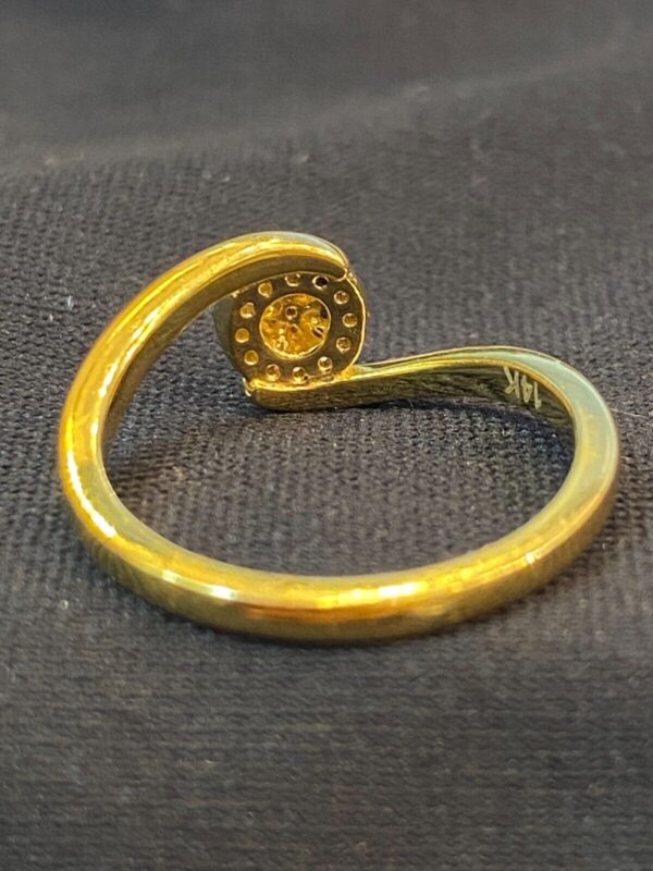 Pave 0.16 Cts Round Brilliant Cut Natural Diamonds Wedding Band Ring In 14K Gold