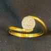 Pave 0.16 Cts Round Brilliant Cut Natural Diamonds Wedding Band Ring In 14K Gold
