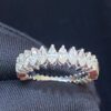 Stunning 1.19 Cts Marquise Shape Diamonds Engagement Band Ring In 585 14K Gold