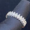 Stunning 1.19 Cts Marquise Shape Diamonds Engagement Band Ring In 585 14K Gold