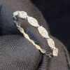 Stunning 0.60 Cts Marquise Shape Diamonds Engagement Band Ring In 750 18K Gold
