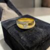 GIA Certified 0.50 Cts Round Brilliant F/VS1 Diamonds Unisex Band Ring 14K Gold