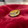 GIA Certified 0.50 Cts Round Brilliant F/VS1 Diamonds Unisex Band Ring 14K Gold