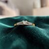 0.50 Cts GIA Certified Heart Round Shape F/VS1 Diamonds Engagement Ring 18K Gold