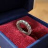3.60 Cts Round Brilliant F/VS1 Diamonds Unisex Eternity Band Ring 18K White Gold