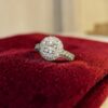 GIA Certified 4.35 Cts Round Brilliant F/VS1 Diamonds Engagement Ring 18K Gold