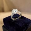 GIA Certified 4.35 Cts Round Brilliant F/VS1 Diamonds Engagement Ring 18K Gold