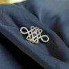 Pave 2.10 Cts F/VS1 Round Brilliant Cut Diamonds Anniversary Ring 14K White Gold