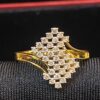R-446 (10) Stunning 0.66 Cts Round Brilliant Natural Diamonds Engagement Ring In 14K Gold