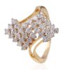 R-446 (13) Stunning 0.66 Cts Round Brilliant Natural Diamonds Engagement Ring In 14K Gold