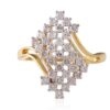 R-446 (14) Stunning 0.66 Cts Round Brilliant Natural Diamonds Engagement Ring In 14K Gold