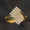 R-446 (6) Stunning 0.66 Cts Round Brilliant Natural Diamonds Engagement Ring In 14K Gold