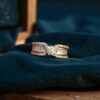 1.45 Cts F/VS1 Round Princess GIA Certified Diamonds Engagement Ring In 14K Gold