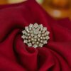 R-461 (19) Pave 2.88 Cts Round Brilliant Cut Natural Diamonds Cocktail Ring 14K Yellow Gold