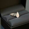 R-464 (28) GIA Certified 1.50 Cts F/VS1 Pear Shape Natural Diamond Engagement Ring 18K Gold