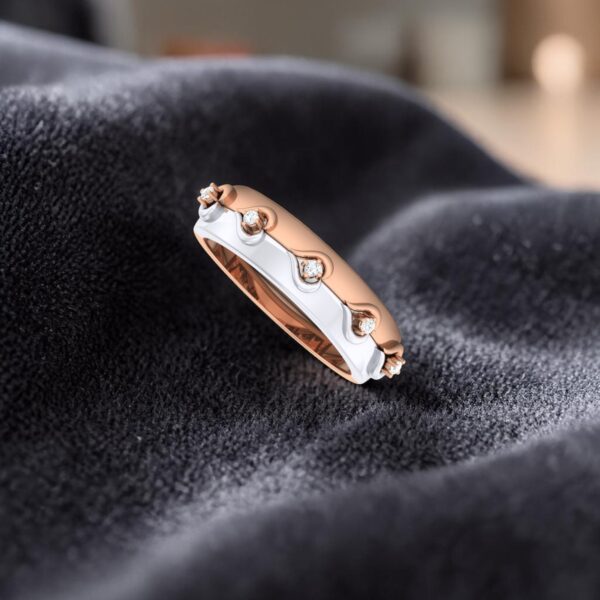 Classy 0.50 Cts Round Brilliant F/VS1 Diamonds Unisex Wedding Band Ring 14K Gold