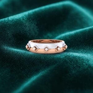 Classy 0.50 Cts Round Brilliant F/VS1 Diamonds Unisex Wedding Band Ring 14K Gold
