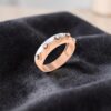 Classy 0.50 Cts Round Brilliant F/VS1 Diamonds Unisex Wedding Band Ring 14K Gold