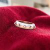 Classy 0.50 Cts Round Brilliant F/VS1 Diamonds Unisex Wedding Band Ring 14K Gold