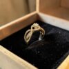 GIA Certified 1.25 Cts Round Princess F/VS1 Diamonds Engagement Ring In 14K Gold