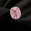 Stunning 2.16 Cts Round Brilliant Cut F/VS1 Natural Diamonds Party Ring 18K Gold