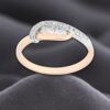 Pave 0.60 Cts Round Brilliant Cut Natural Diamonds Engagement Band Ring 14K Gold