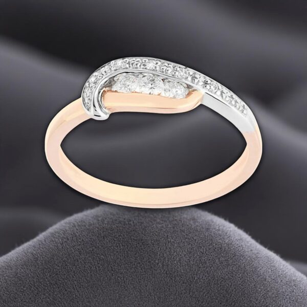 Pave 0.60 Cts Round Brilliant Cut Natural Diamonds Engagement Band Ring 14K Gold