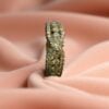 Pave 0.90 Cts Round Brilliant Cut Diamonds Women Engagement Ring 14K Yellow Gold
