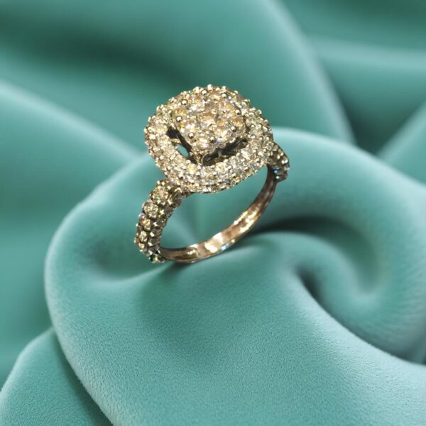 Beautiful 2.15 Cts Round Brilliant Cut Diamonds Wedding Band Ring 18K White Gold