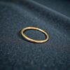 R-558 (16) Gorgeous Unisex Stack Wedding Band Ring In Stamped 14Karat Rose Gold