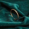 R-558 (17) Gorgeous Unisex Stack Wedding Band Ring In Stamped 14Karat Rose Gold