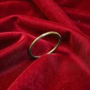 R-558 (18) Gorgeous Unisex Stack Wedding Band Ring In Stamped 14Karat Rose Gold