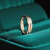 GIA Certified 0.50 Cts Round Brilliant F/VS1 Diamond Men's Wedding Ring 14K Gold