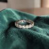 R-575 (21) Stunning 4.25 Cts Round Brilliant F/VS1 Diamonds Eternity Band Ring In 18K Gold