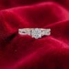 R-581 (5) Pave 0.77 Cts Round Brilliant F/VS1 Diamonds Anniversary Ring 18K Yellow Gold