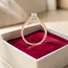 R-585 (7) GIA Certified 0.70 Cts Round Brilliant F/VS1 Diamonds Solitaire Ring In 14K Gold