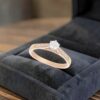 R-585 (9) GIA Certified 0.70 Cts Round Brilliant F/VS1 Diamonds Solitaire Ring In 14K Gold