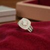 2.10 Cts GIA Certified Round Brilliant F/VS1 Diamonds Engagement Ring 14K Gold