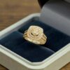 2.10 Cts GIA Certified Round Brilliant F/VS1 Diamonds Engagement Ring 14K Gold