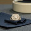 2.10 Cts GIA Certified Round Brilliant F/VS1 Diamonds Engagement Ring 14K Gold