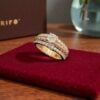 R-601 (17) Beautiful 0.82 Cts Round Brilliant F/VS1 Diamonds Anniversary Band Ring 14K Gold